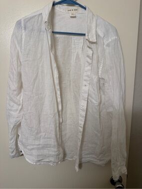 cloth & stone White Linen shirt